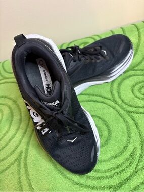 HOKA women’s Bondi 8, fair to good condition.
